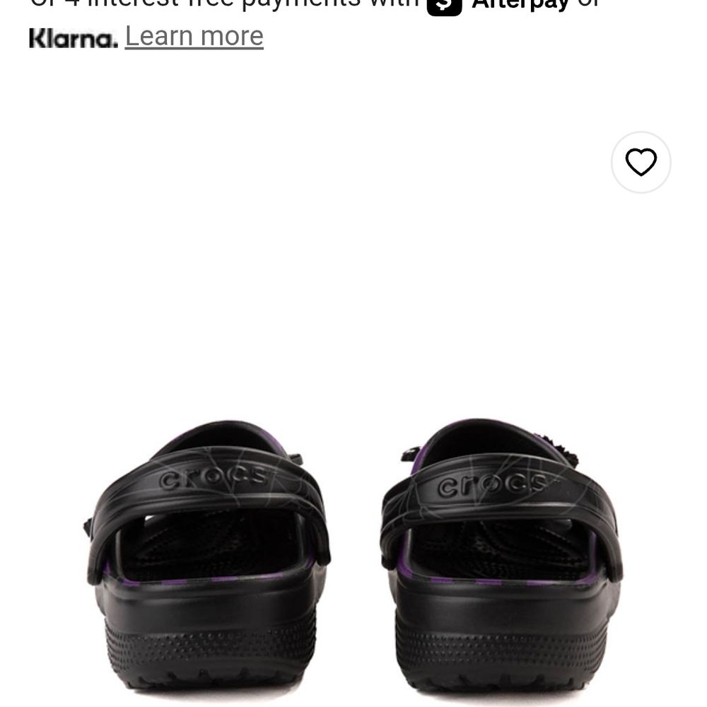 Crocs WEDNESDAY Nevermore Siza 6 NWT - Picture 6 of 11